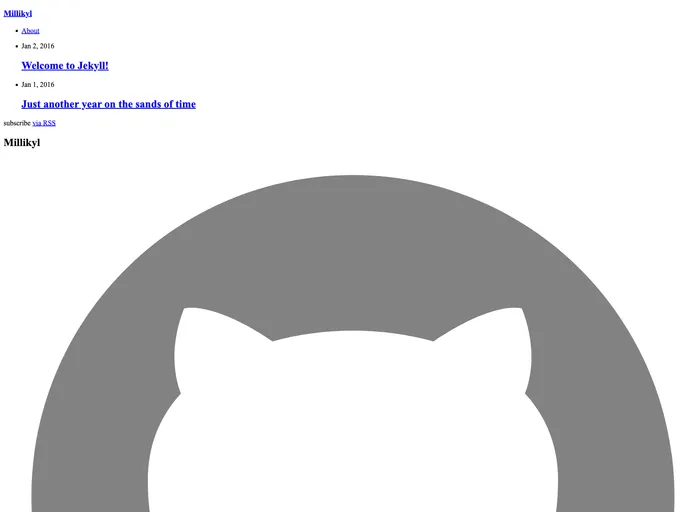 screenshot of Millikyl