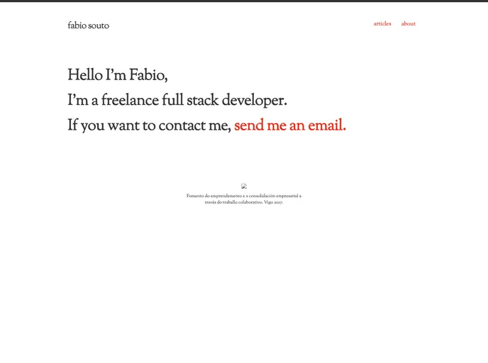 screenshot of Fasouto.github.com