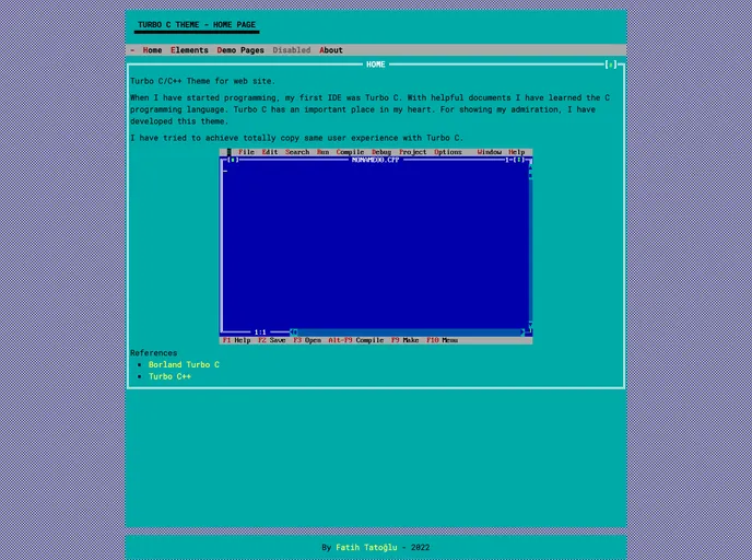 screenshot of Blog Theme Turboc