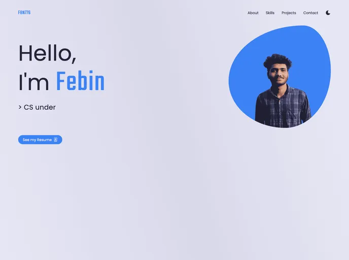 Portfolio screenshot