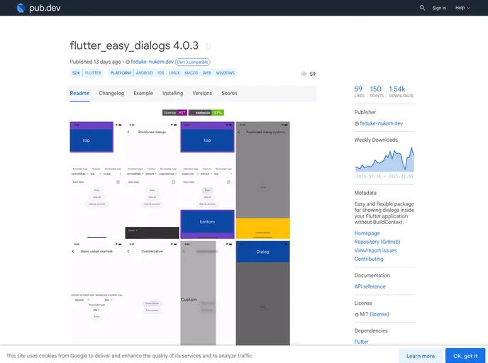 screenshot of Flutter_easy_dialogs