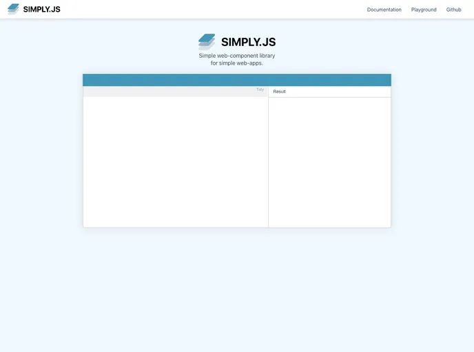 screenshot of Simply.js