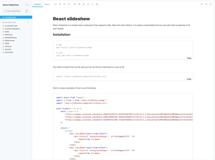 React Slideshow