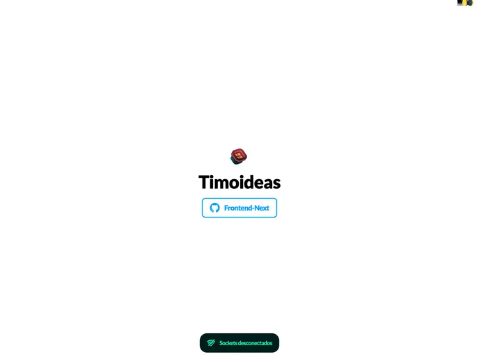 screenshot of Frontend Next