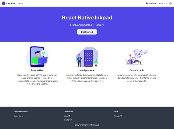screenshot of Rn Inkpad