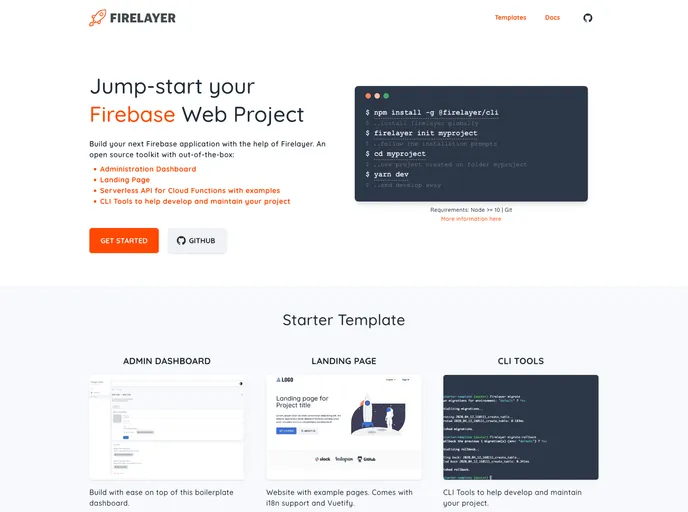 screenshot of Firelayer