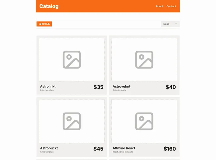 screenshot of Astrobuckt