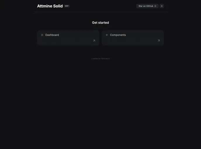 screenshot of Attmine Solid