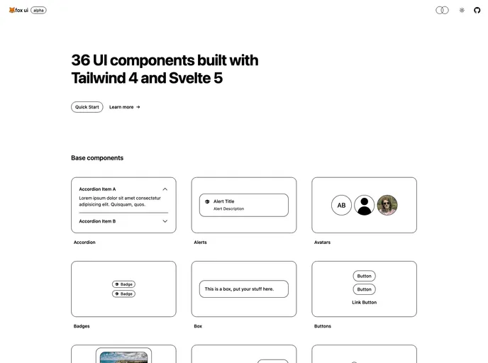 screenshot of UI Kit