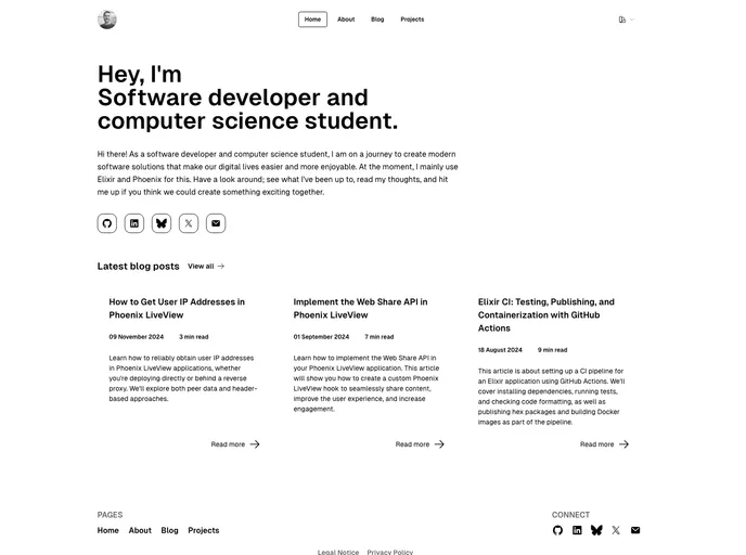 screenshot of Farens.me