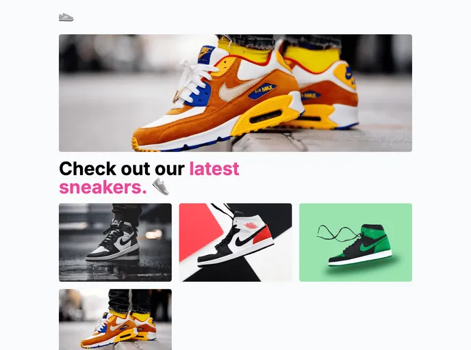 screenshot of Sanity Template Nuxtjs Shop