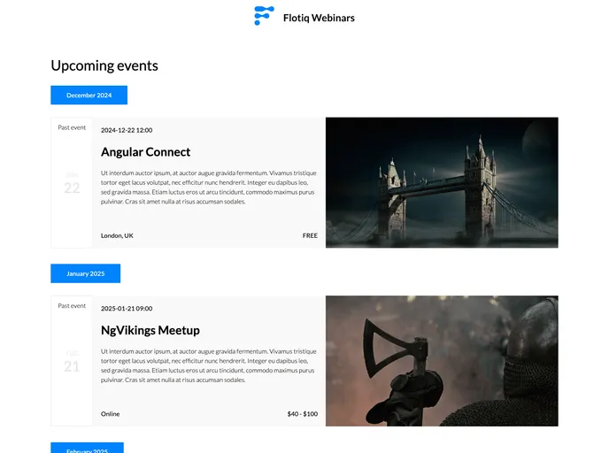 screenshot of Flotiq Nextjs Event 2