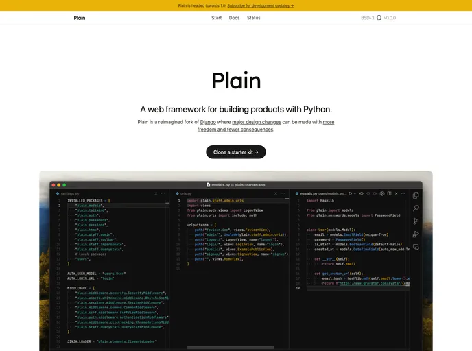 screenshot of Forge Htmx