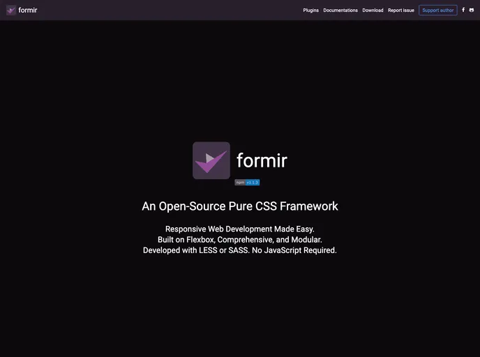 screenshot of Formir
