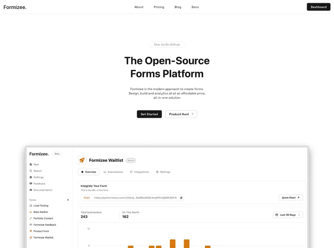 screenshot of Formizee