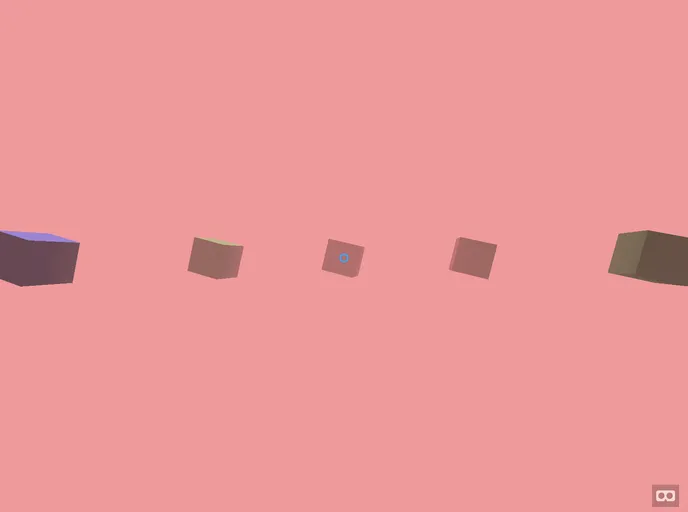 screenshot of Aframe React Starter