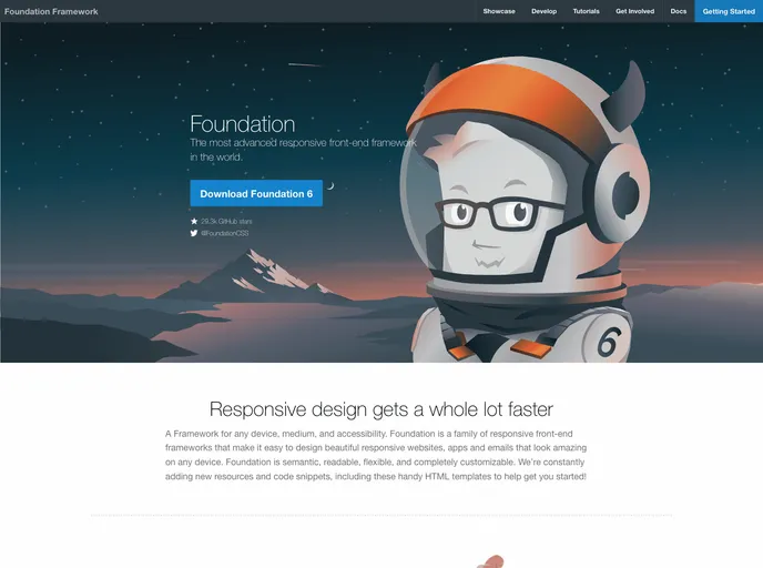 screenshot of Foundation Rails