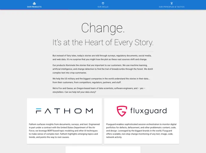 screenshot of Tiny Agency