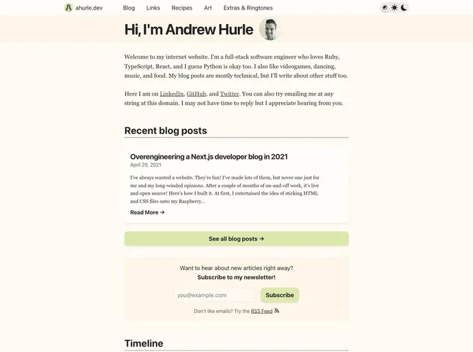 Ahurle Dev screenshot