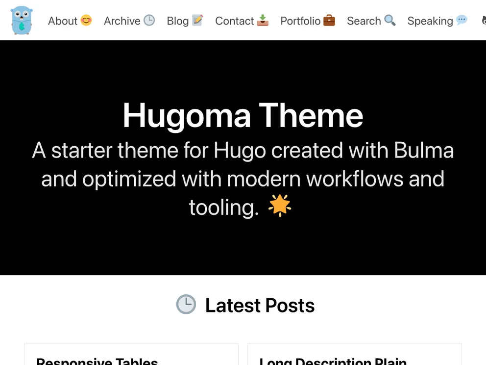 screenshot of Hugoma