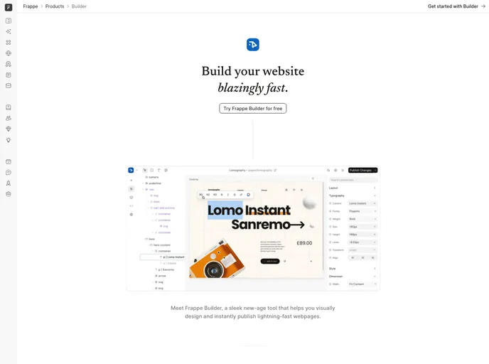 Builder screenshot