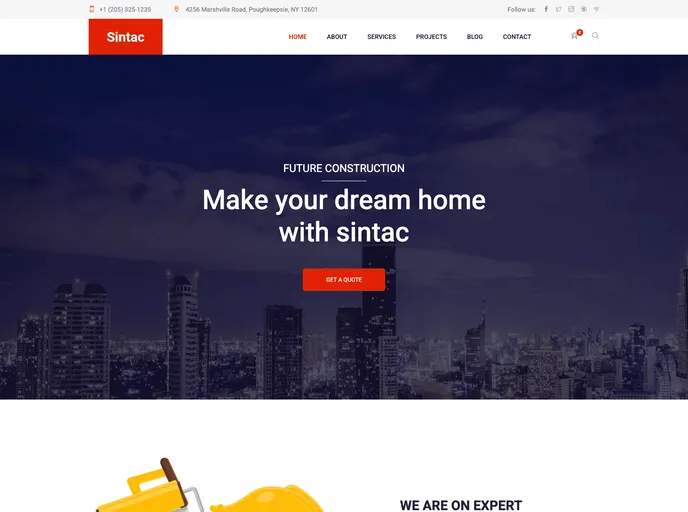 Sintec Nextjs Starter Template screenshot