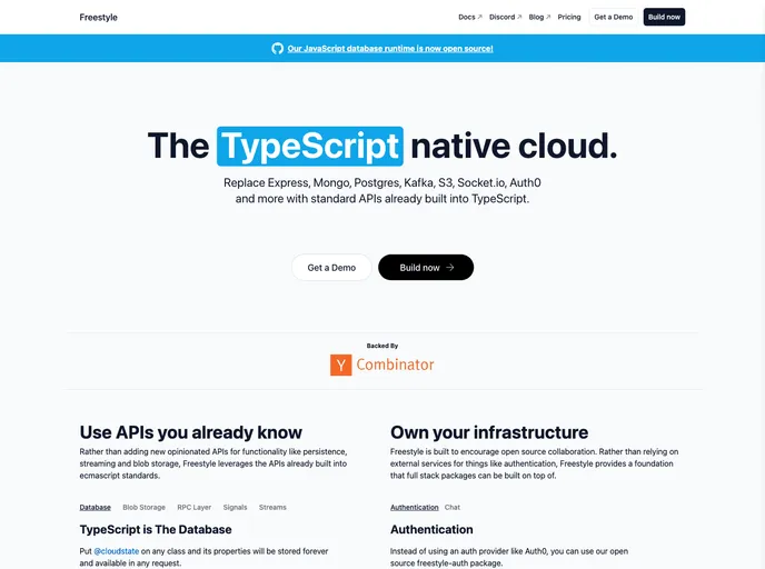 screenshot of Freestyle Astro Template