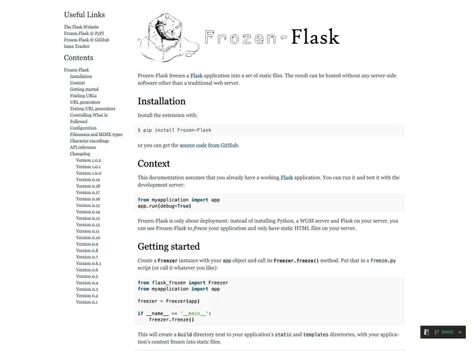 screenshot of Frozen Flask