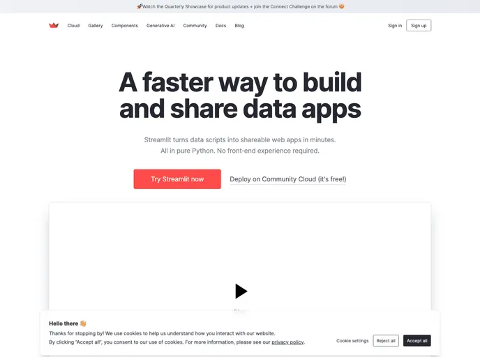 Streamlit Navigation Bar