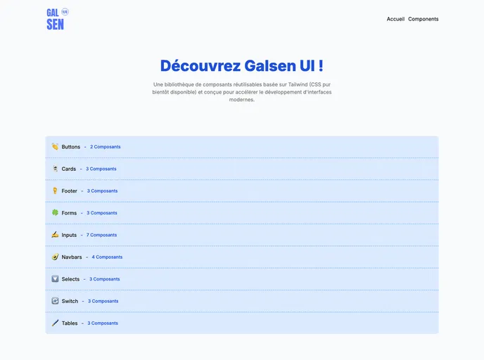 screenshot of Galsen.ui