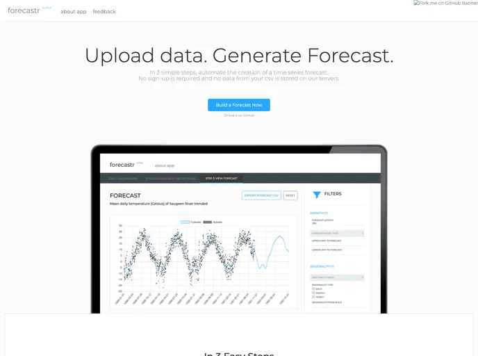 screenshot of Forecastr