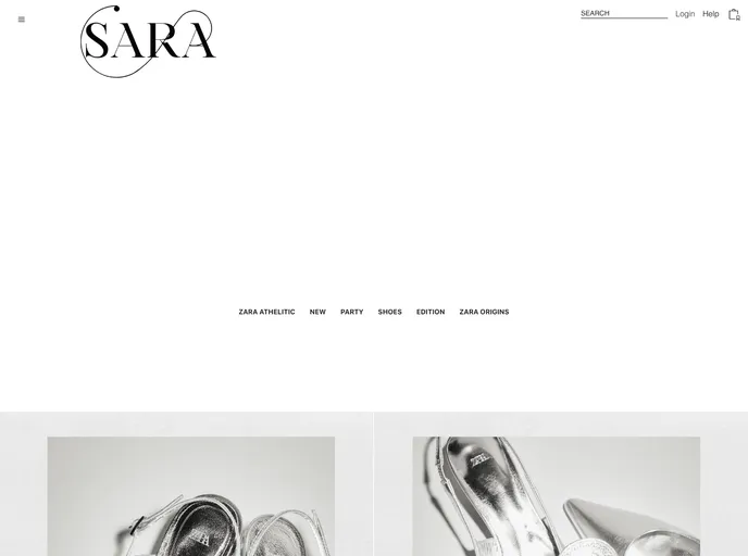screenshot of Zara.com_clone