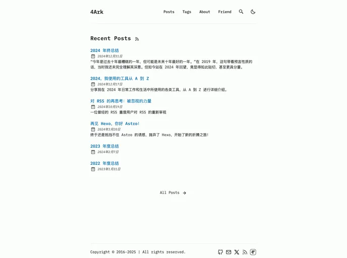 screenshot of Gd4Ark.github.io