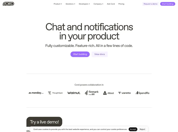 screenshot of Cord Remix