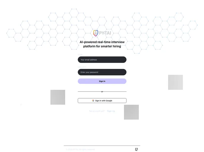 screenshot of App AI Interviews