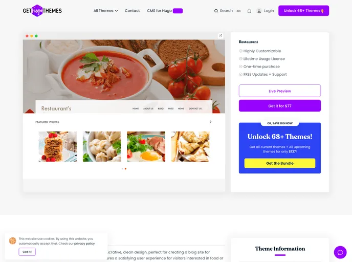 Restaurant Hugo screenshot