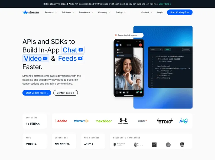 screenshot of Stream Meteor