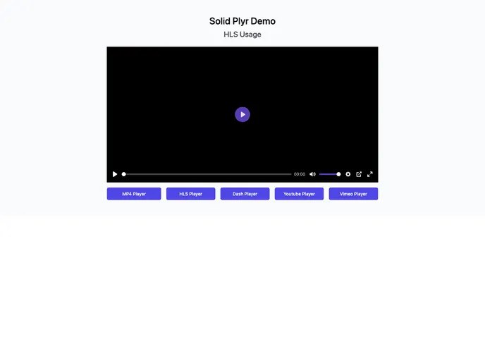 screenshot of Solid Plyr