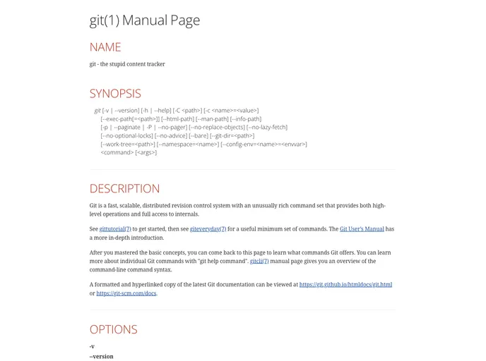 screenshot of Htmldocs