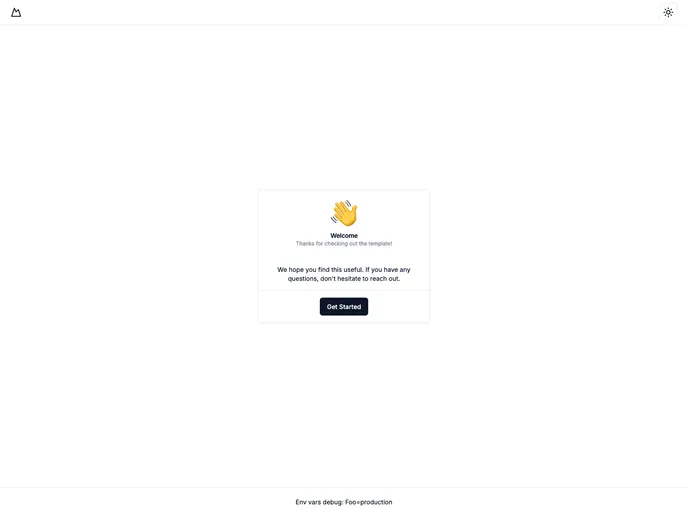 Turborepo Shadcn Nextjs screenshot
