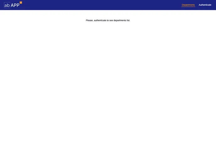 screenshot of Ab App