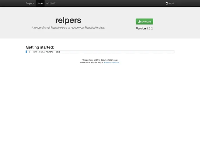 screenshot of Relpers
