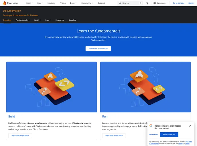 screenshot of Angularfire Seed