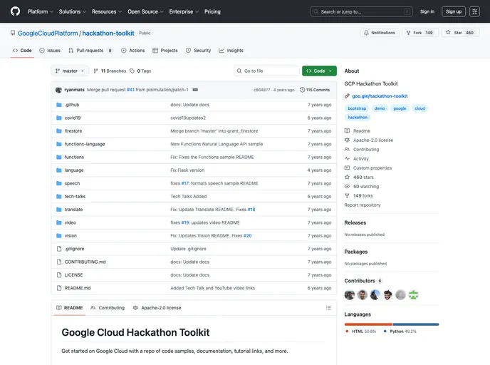 Hackathon Toolkit screenshot