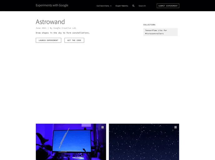 screenshot of Astrowand