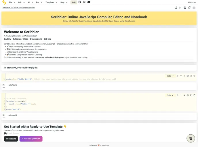 screenshot of Scribbler