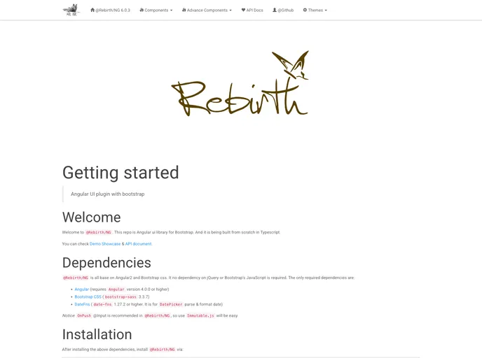 screenshot of Rebirth Ng