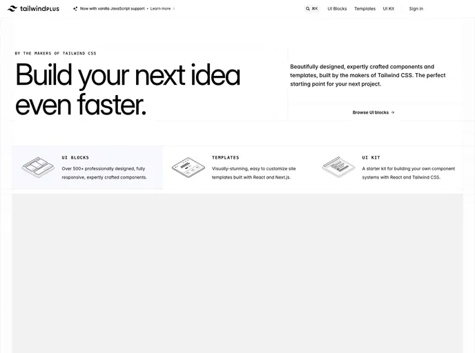 screenshot of Tailwindui Crawler Action