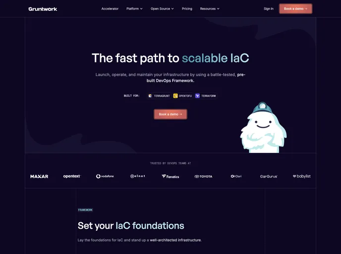 screenshot of Gruntwork Installer