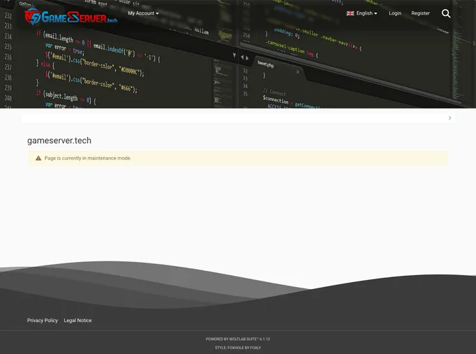screenshot of Gameserver Templates